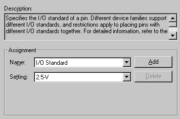 I/O Standard