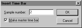 time bar