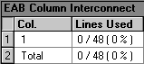 EAB Column Interconnect Section (Compilation Report)