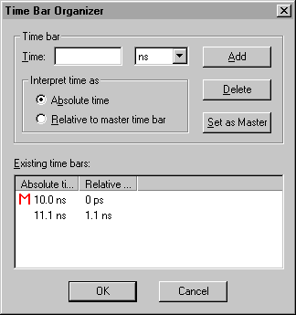 Time Bar Organizer